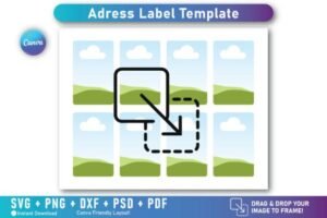 address label template