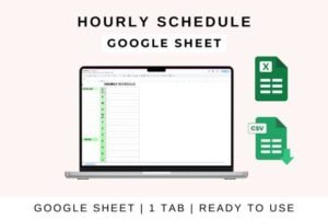 template schedule excel