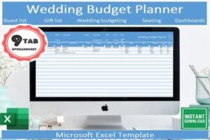 wedding schedule template