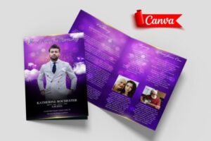 funeral home program template