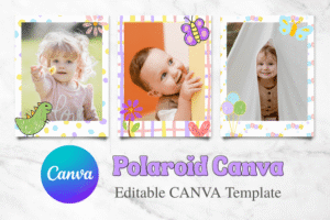 polaroid frame template