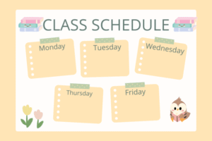 Daily Schedule for Kids
