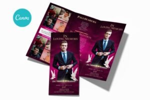 funeral home program template