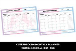 template schedule weekly