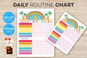 Daily Routine Chart for Kids