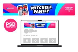 template youtube banner