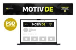 template youtube banner