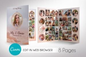 funeral home program template
