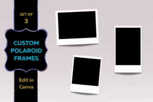 polaroid frame template