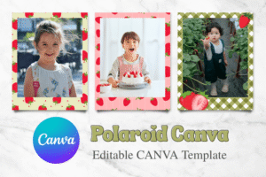 polaroid frame template
