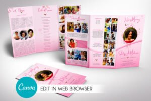 funeral home program template