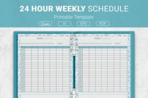 template schedule weekly