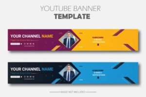 template youtube banner