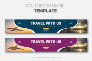 template youtube banner