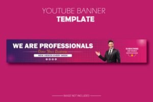 template youtube banner