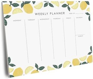 template schedule weekly