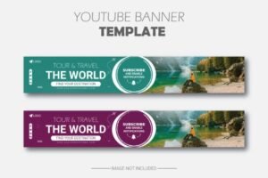 template youtube banner