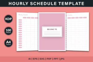 schedule template hourly