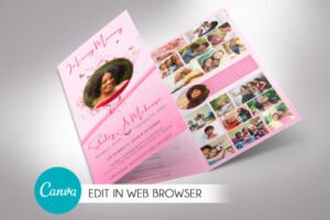 funeral home program template