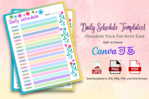 daily schedule template