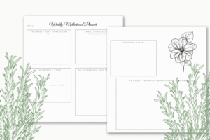 parenting planner canva template