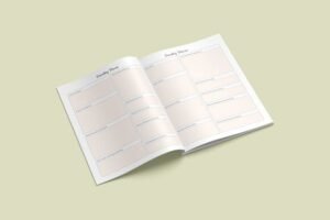 parenting planner canva template