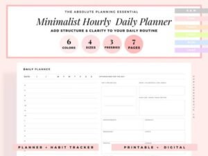 schedule template hourly