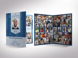 memorial service program template