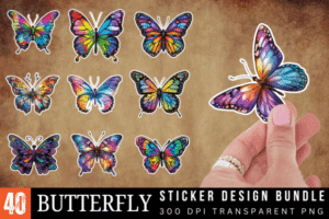butterfly stickers