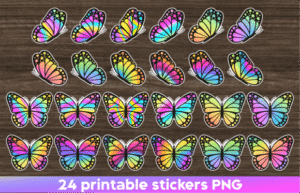 stickers butterfly