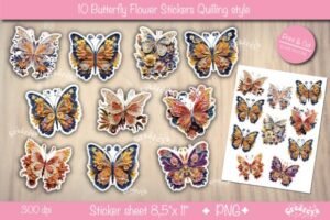 butterfly stickers