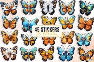 butterfly stickers
