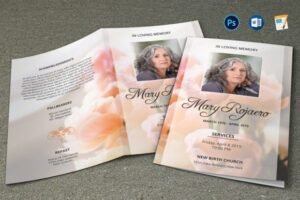 funeral program template