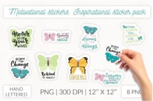 stickers butterfly
