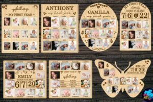 my first year photo frame