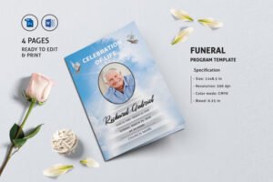 funeral program template