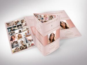 memorial service program template