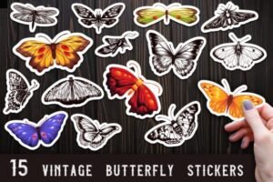 butterfly stickers