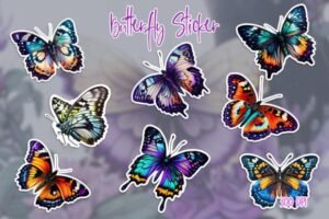 butterfly stickers