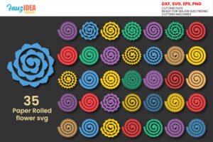 Paper Flowers Template