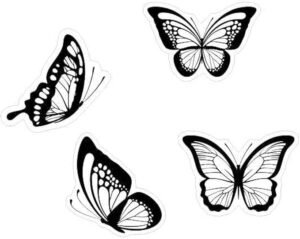 silhouette butterfly