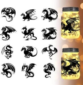silhouette dragon