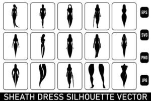 silhouette dress