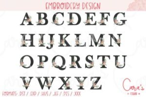embroidery alphabet 