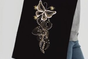embroidery butterfly