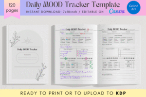 editable mental health diary template