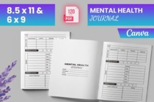 editable mental health diary template