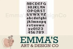 embroidery alphabet 
