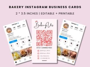 bakery instagram canva story template