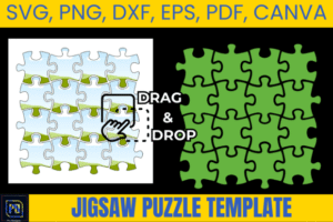 puzzle template blank